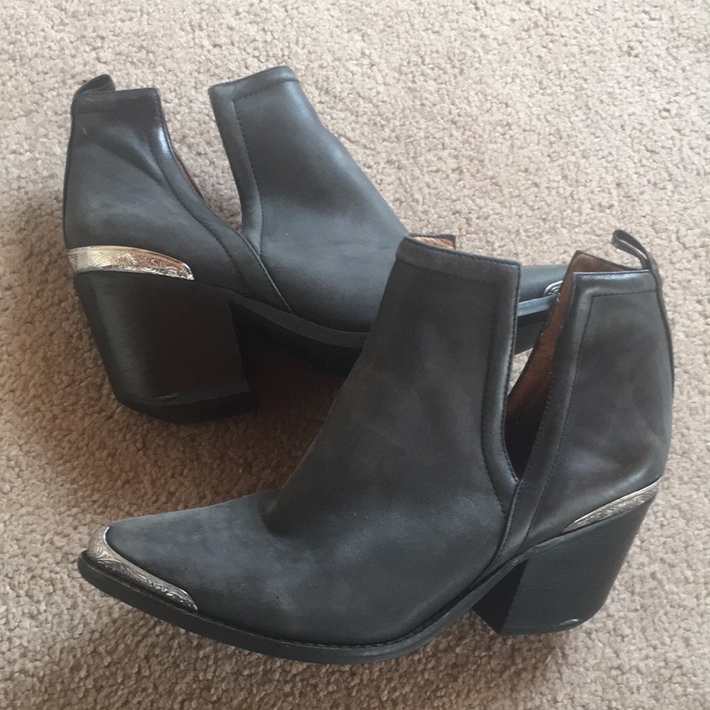 Stylish Gray Ankle Boots